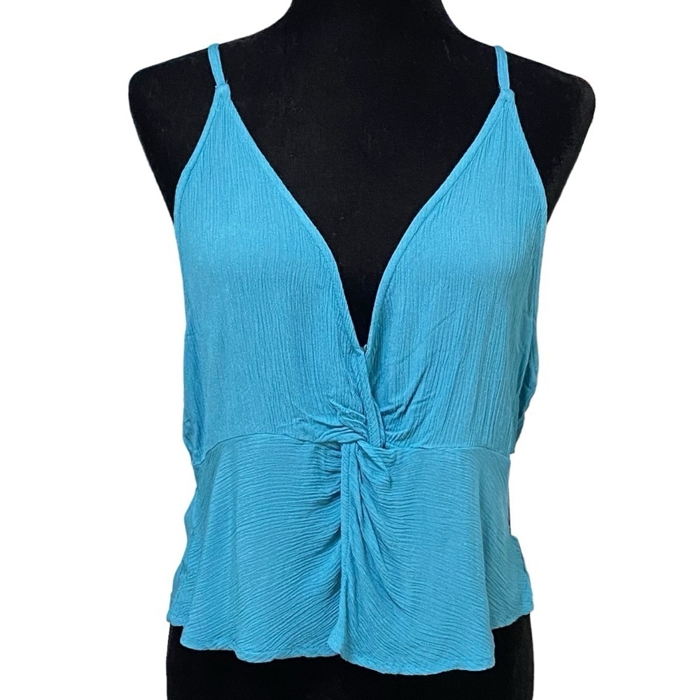 O’Neill Blue Moon Twist Front Boho Beachy Tank Top Large NWT - Picture 5 of 12